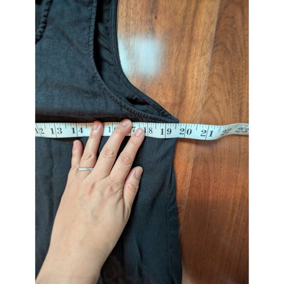 Tommy Bahama Lena Linen Blend Gauze Midi Sundress Resort M low-high w pockets - Picture 8 of 9